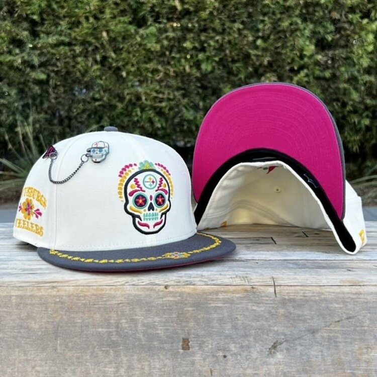 New Era Steelers Day of the Dead 2-Tone Fitted