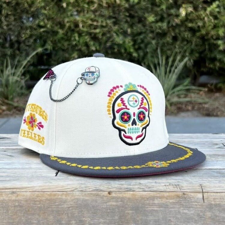 New Era Steelers Day of the Dead 2-Tone Fitted
