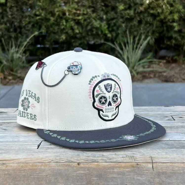 New Era Raiders Day of the Dead 2-Tone Fitted