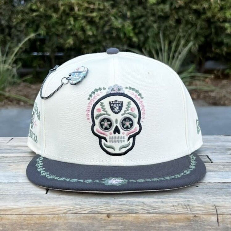 New Era Raiders Day of the Dead 2-Tone Fitted