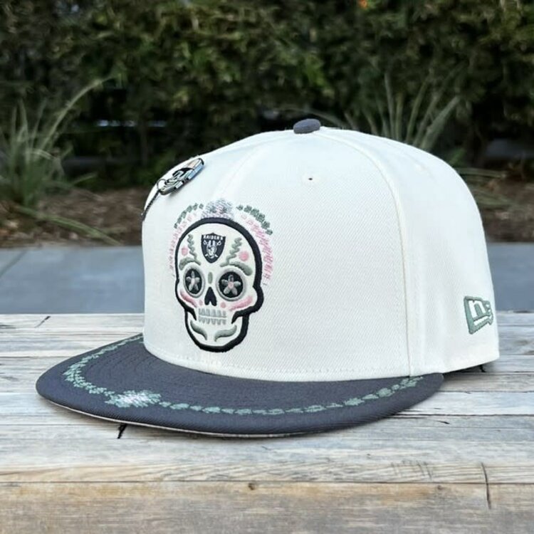 New Era Raiders Day of the Dead 2-Tone Fitted
