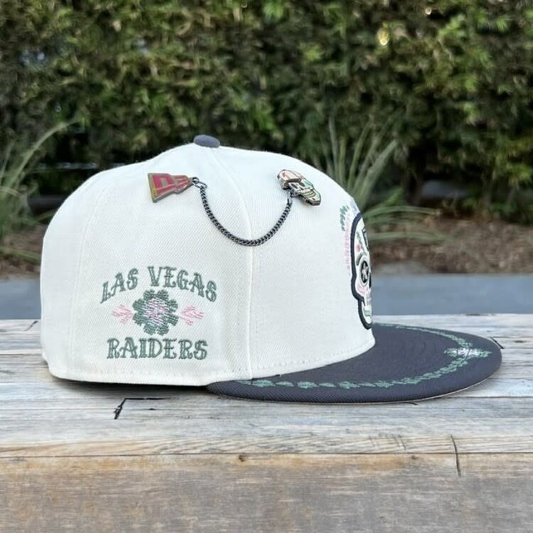 New Era Raiders Day of the Dead 2-Tone Fitted