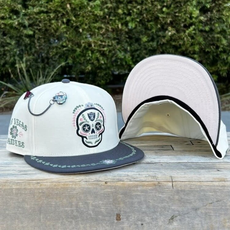 New Era Raiders Day of the Dead 2-Tone Fitted
