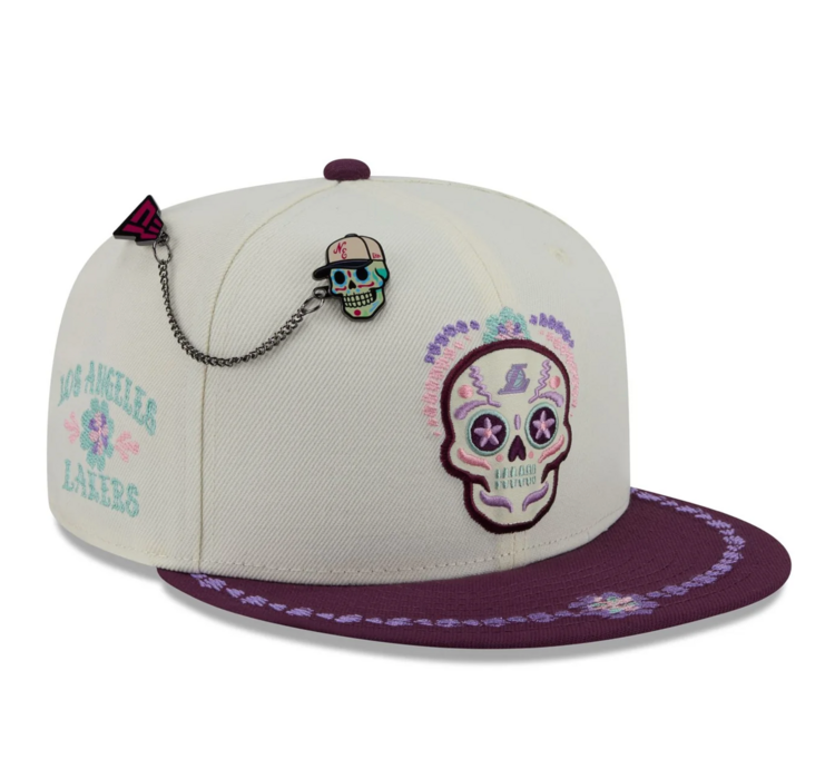 New Era LA Lakers Day of the Dead 2-Tone Fitted