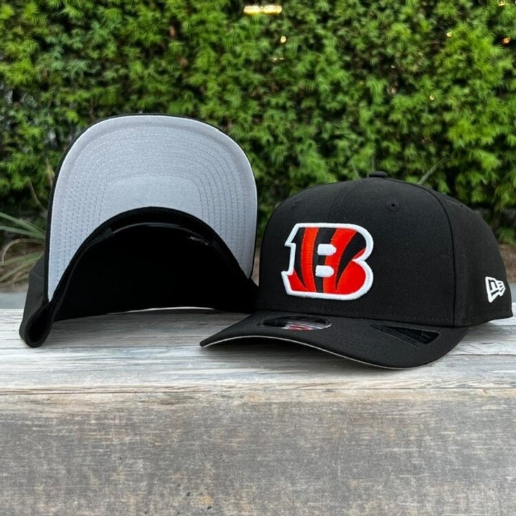 New Era Cincinnati Bengals Black Team Stretch Snap 970SS