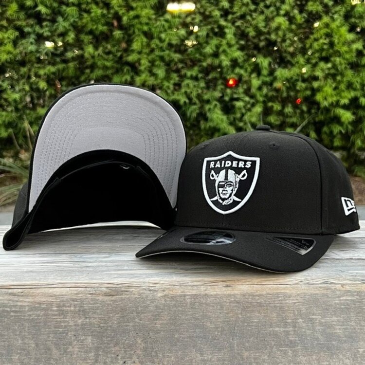 New Era Raiders Black Team Stretch Snap 970SS