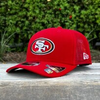 New Era 49ers Red Team Mesh 970 Stretch Snap Adjustable