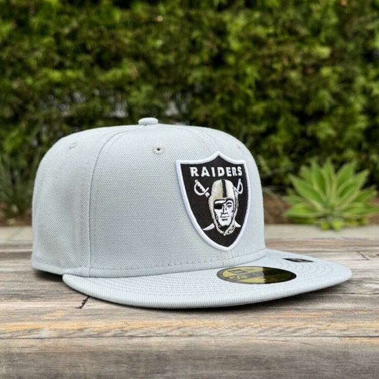 New Era Raiders Light Gray Team Shield