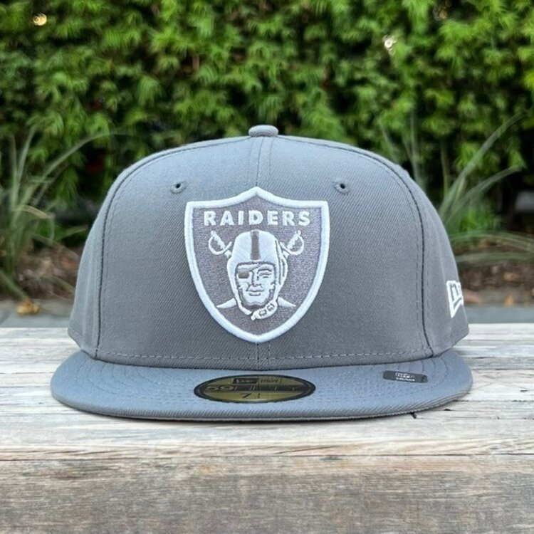 New Era Raiders Storm Gray Shield Gray/White