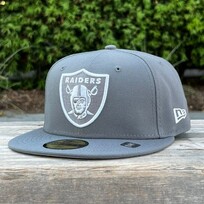 New Era Raiders Storm Gray Shield Gray/White