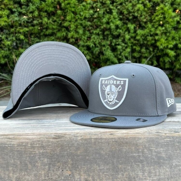 New Era Raiders Storm Gray Shield Gray/White