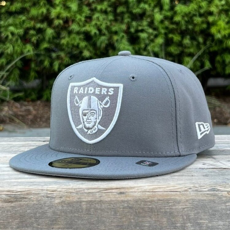 New Era Raiders Storm Gray Shield Gray/White