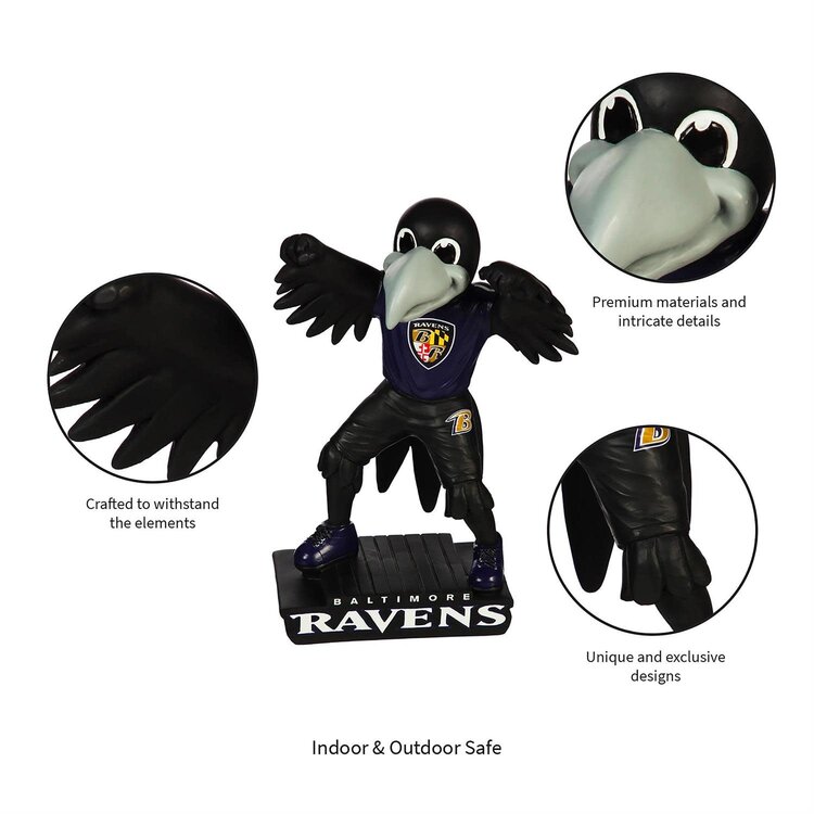 Evergreen Baltimore Ravens Mascot Statue