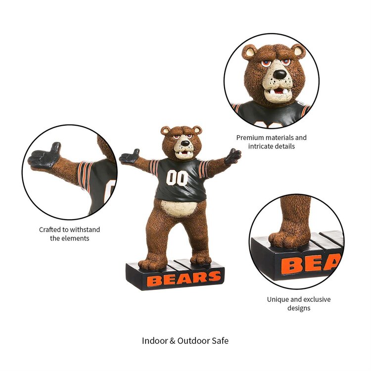 Evergreen Chicago Bears Mascot Statue