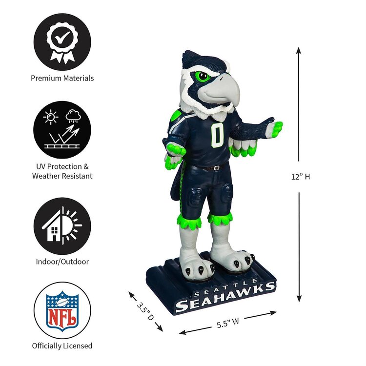 Evergreen Seattle Seahawks Mascot Statue