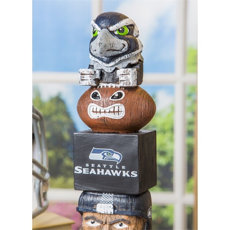 Evergreen Seattle Seahawks Tiki Tiki Totem