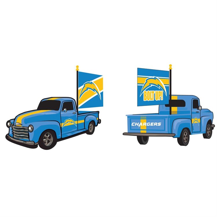Evergreen Los Angeles Chargers Rally Truck Statue