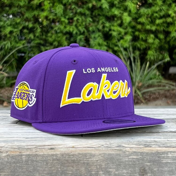 New Era LA Lakers YOUTH/KIDS Purple Script 950 Snapback
