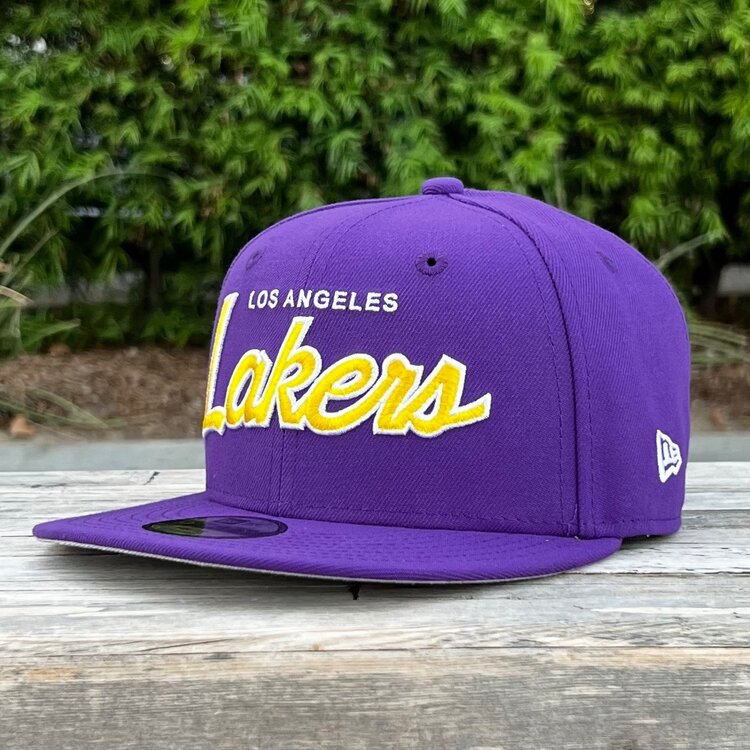 New Era LA Lakers YOUTH/KIDS Purple Script 950 Snapback