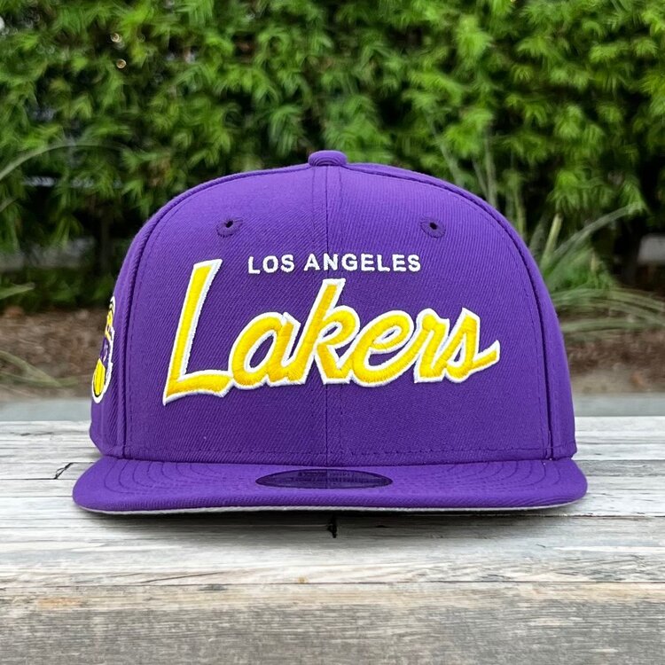 New Era LA Lakers YOUTH/KIDS Purple Script 950 Snapback
