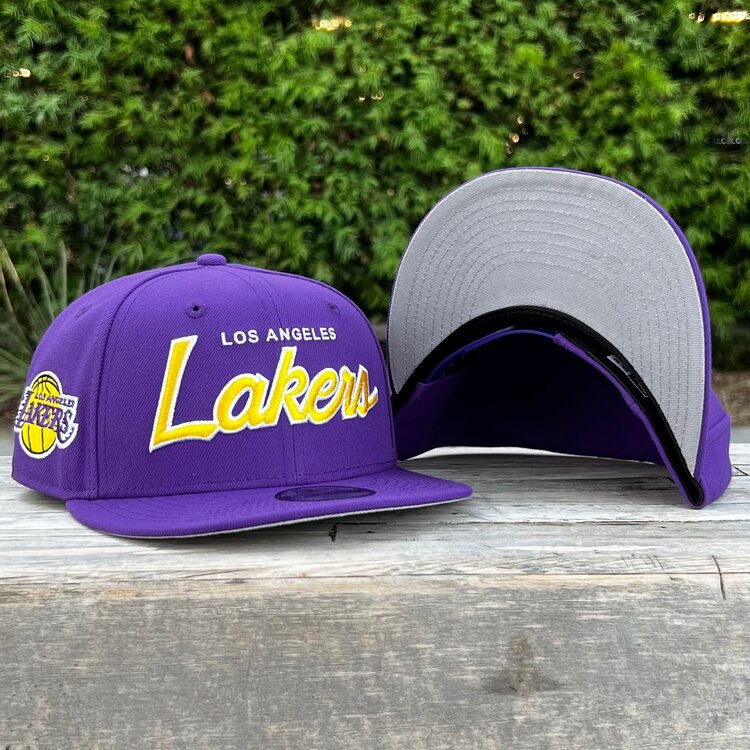 New Era LA Lakers YOUTH/KIDS Purple Script 950 Snapback