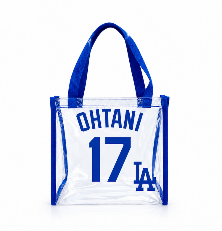Forever Collectibles LA Dodgers Shohei Ohtani #17 Clear Stadium Tote Bag