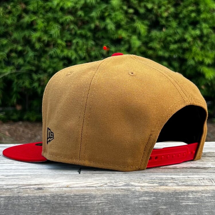 New Era Washington Nationals Light Bronze/Red Scarlet 950 Snapback