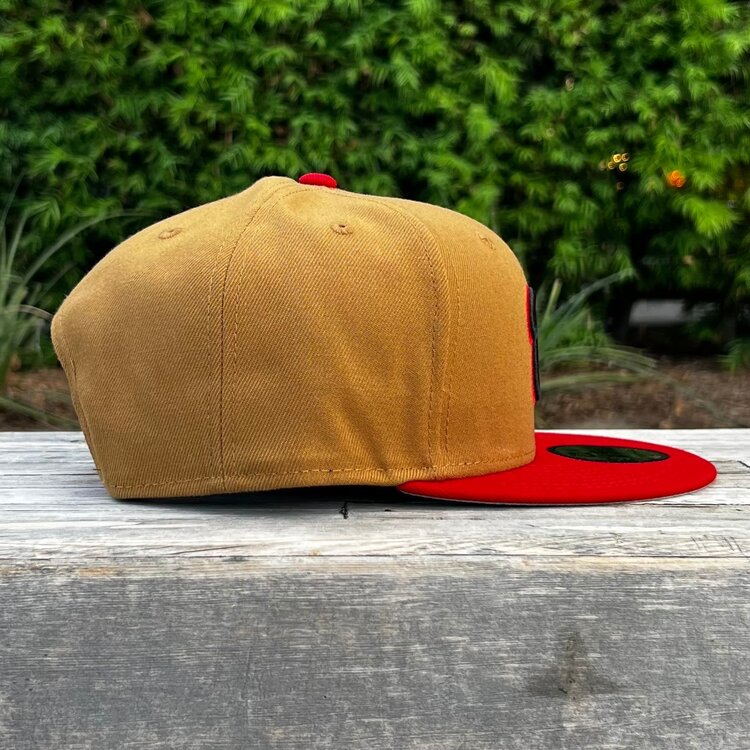 New Era Washington Nationals Light Bronze/Red Scarlet 950 Snapback