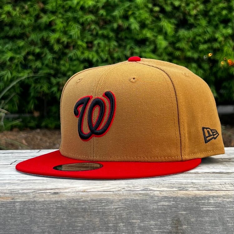 New Era Washington Nationals Light Bronze/Red Scarlet 950 Snapback