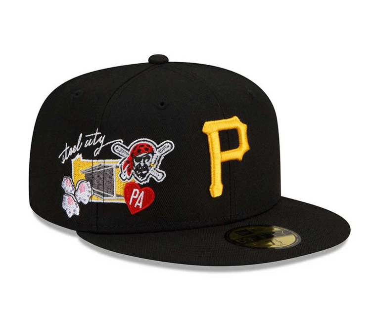 New Era Pirates City Cluster Gray UV