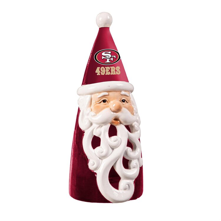 Evergreen San Francisco 49ers 8" Santa LED Statue