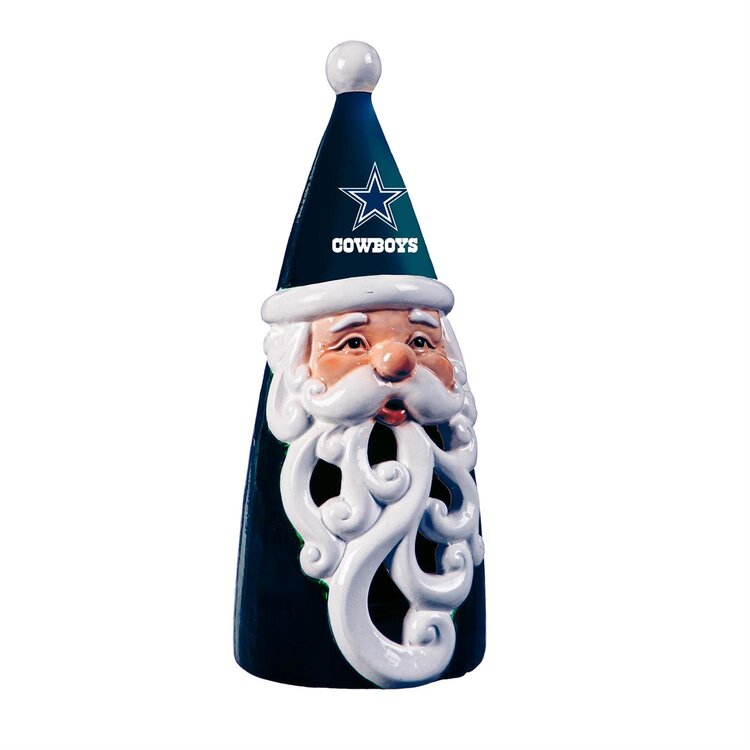 Evergreen Dallas Cowboys 8" Santa LED Statue