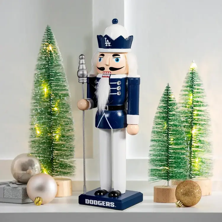 Evergreen Los Angeles Dodgers 12" Nutcracker Statue