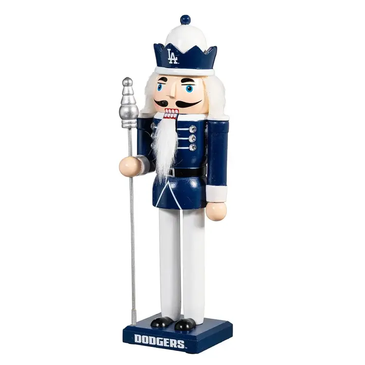 Evergreen Los Angeles Dodgers 12" Nutcracker Statue