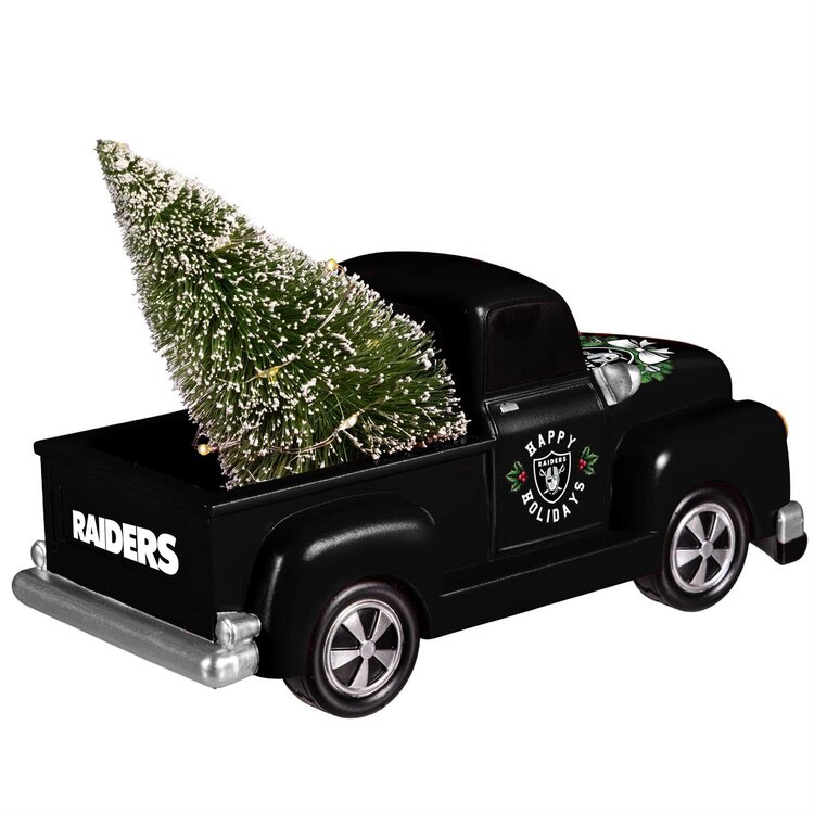 Evergreen Raiders Holiday Rally Truck Statue 8.66"L x 4.33"H