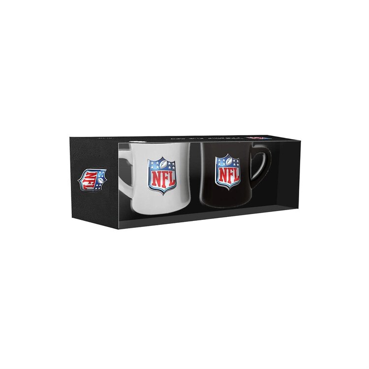Evergreen 2-piece 10 oz Ceramic Cup Box Set - Denver Broncos