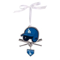 Evergreen MLB Los Angeles Dodgers Shaped Metal Ornament