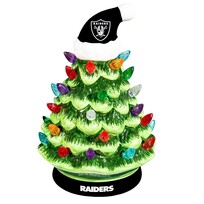 Evergreen 8" LED Ceramic Christmas Tree - Raiders