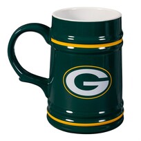 Evergreen Boxed 24 oz Ceramic Stein Cup - Green Bay Packers