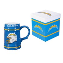 Evergreen Boxed 24 oz Ceramic Stein Cup - LA Chargers