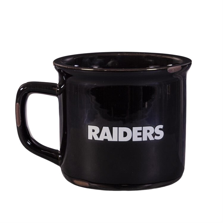 Evergreen Boxed Ceramic Camp Cup with Enamel Finish, 14oz - Raiders