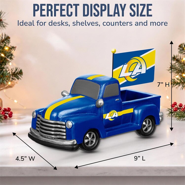 Evergreen Los Angeles Rams Rally Truck Statue