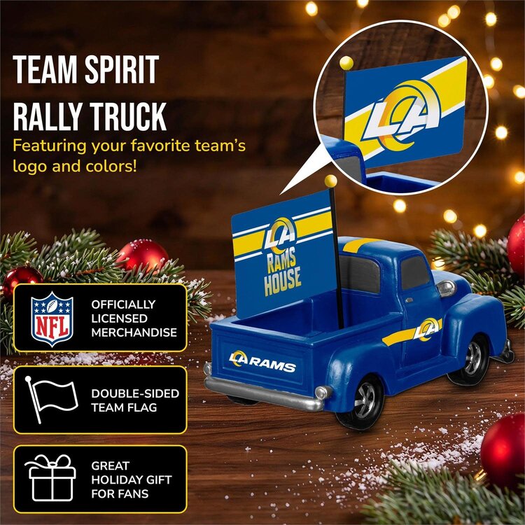 Evergreen Los Angeles Rams Rally Truck Statue