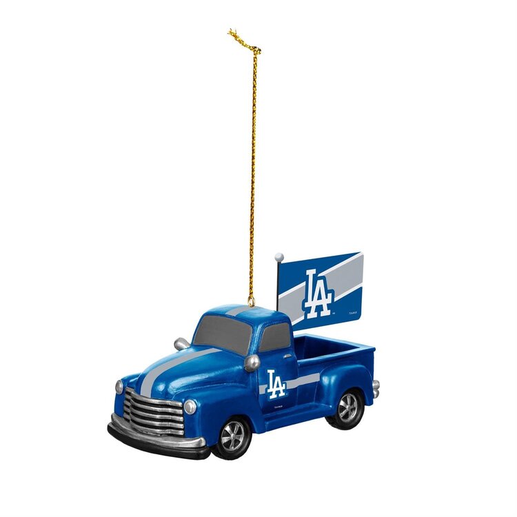 Evergreen Rally Truck Ornament MLB Los Angeles Dodgers