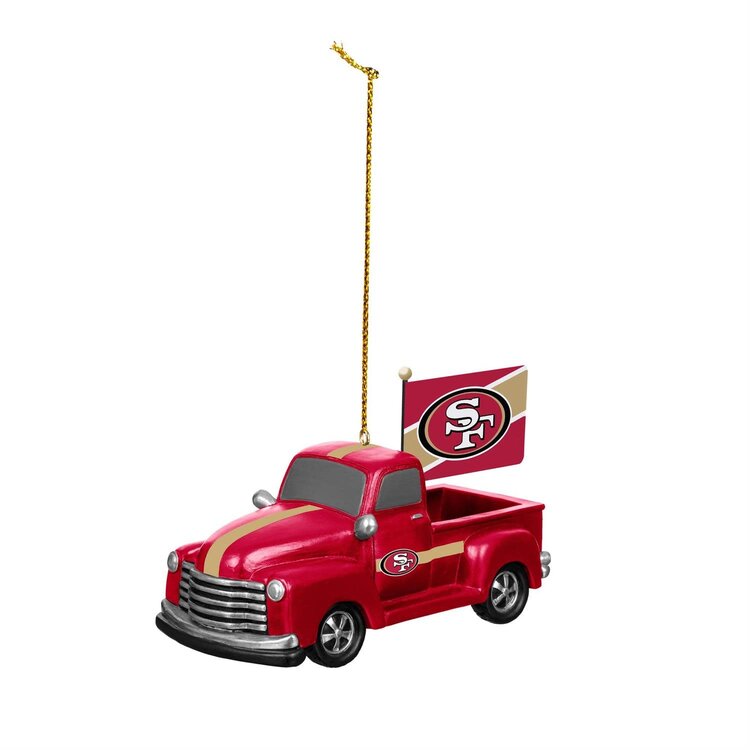 Evergreen Rally Truck Ornament NFL San Francisco 49ers
