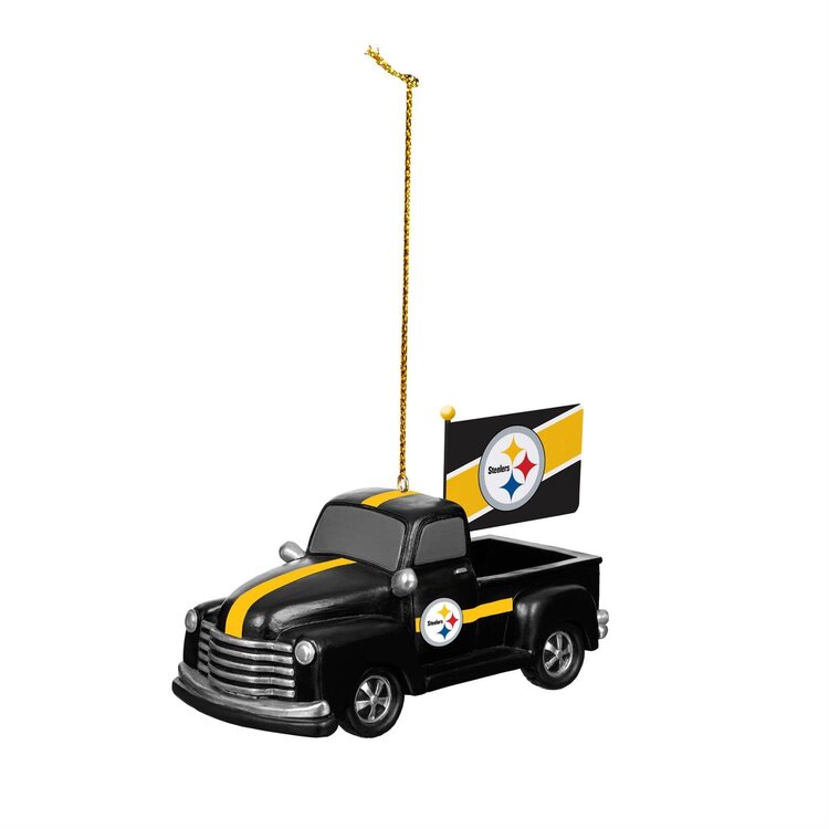 Evergreen Rally Truck Ornament NFL Pittsburgh Steelers