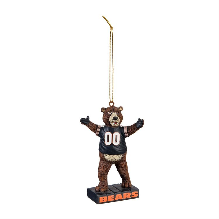 Evergreen Mascot Statue Ornament NFL Chicago Bears