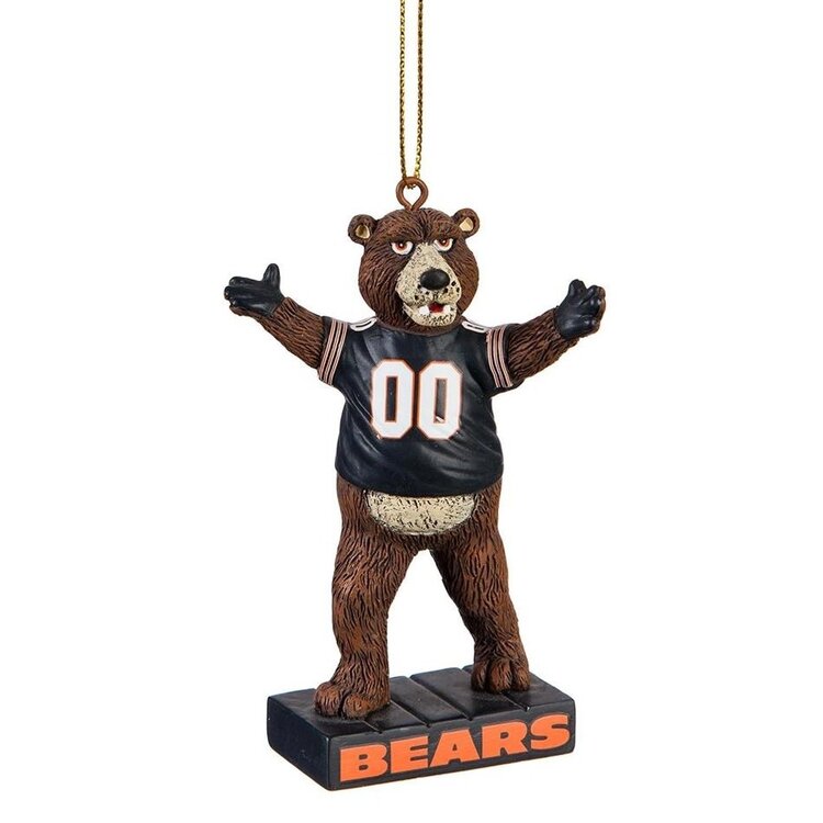 Evergreen Mascot Statue Ornament NFL Chicago Bears