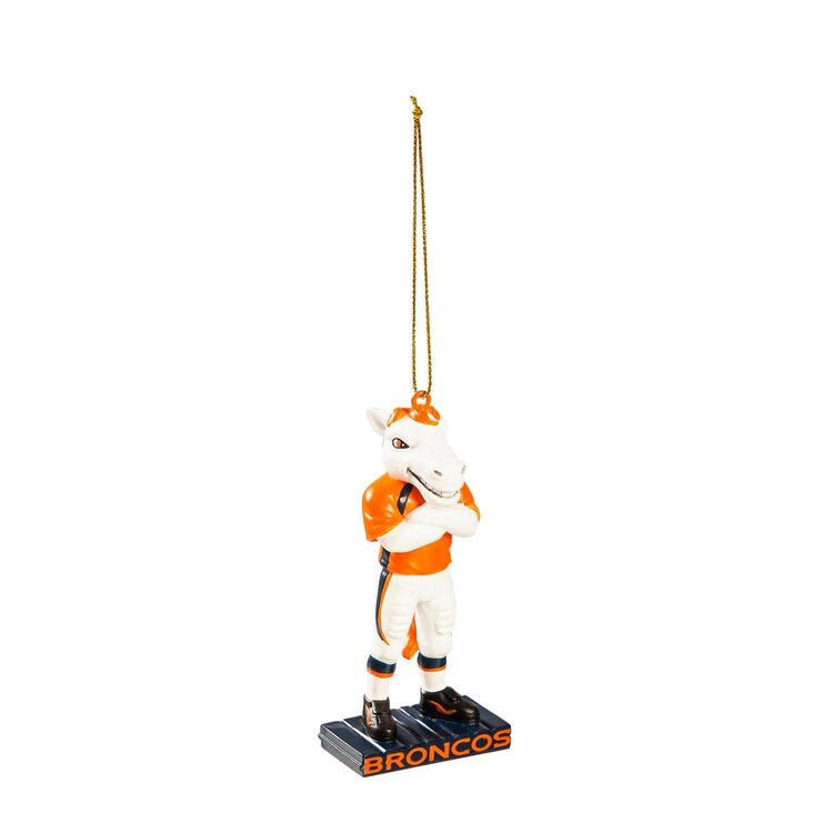 Evergreen Mascot Statue Ornament NFL Denver Broncos