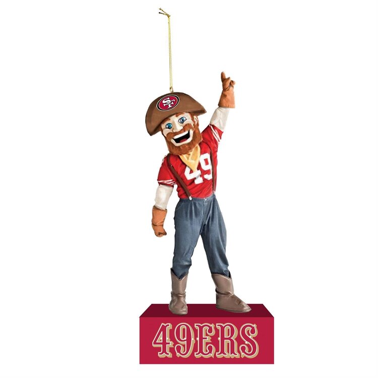 Evergreen Mascot Statue Ornament NFL San Francisco 49ers